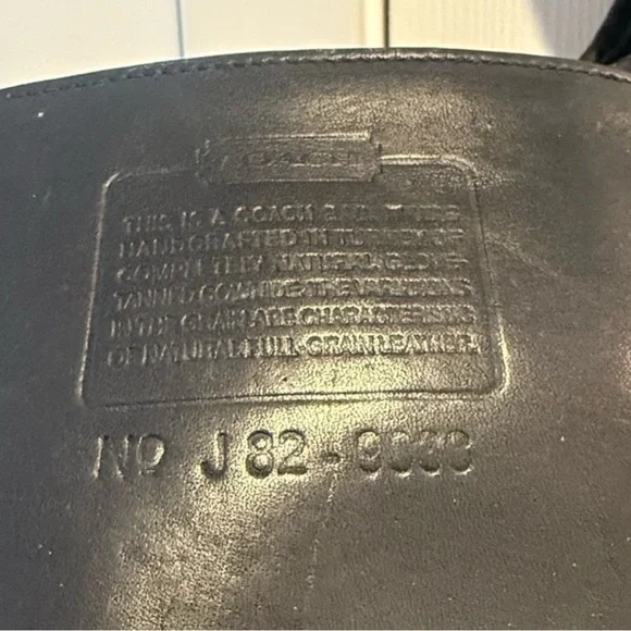 Authentic Coach Ergo Black Leather Shoulder Bag - Picture 6 of 6